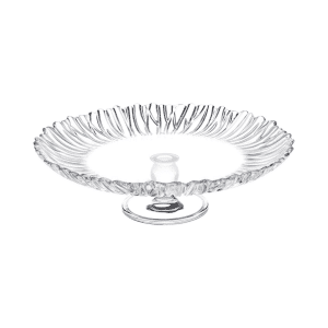 Pasabahce Essential Aurora Footed Server Plate 315mm Clear
