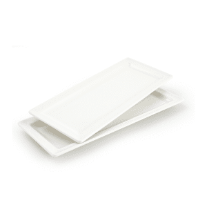 Ivory Porcelain Rectangular Plate