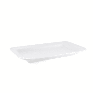 Ivory Porcelain Rectangular Buffet Plate