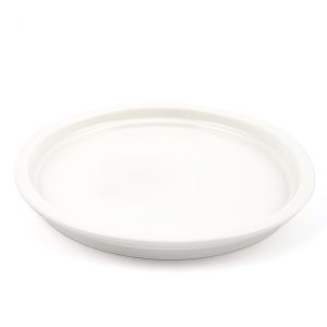 Ivory Porcelain Rim Stackable Plate
