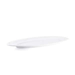 Ivory Porcelain Oval Buffet Plate
