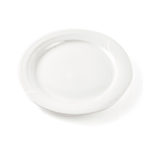 Ivory Porcelain Plate Castillo Design
