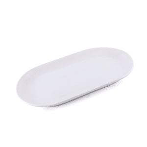 Ivory Porcelain Meal Oval Plate