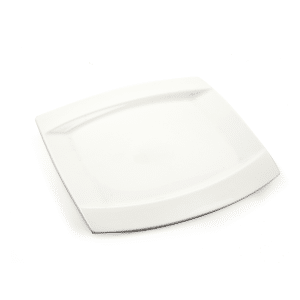 Ivory Porcelain Square Plate Meena Design