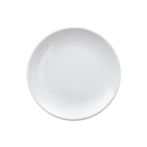 Ivory Porcelain Rimmed Thick Plate