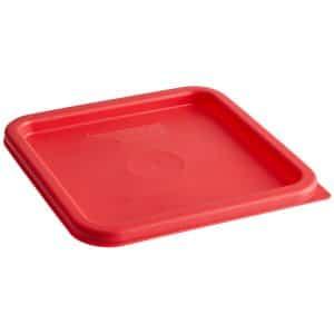Square Polyethylene Food Storage Container Lid Cambro