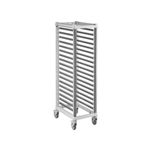 Chef KnifeCamshelving GN 1/1 Full Size 18 Pan Trolley Rack with Casters Cambro