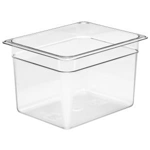 Camwear 1/2 Size Clear Polycarbonate Food Pan +lid