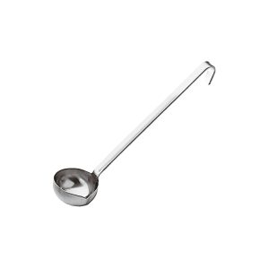 Paderno One Piece Ladle with Spout Stainless Steel Short Handle